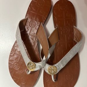 Tory Burch Rare Solver and Gold Sandals